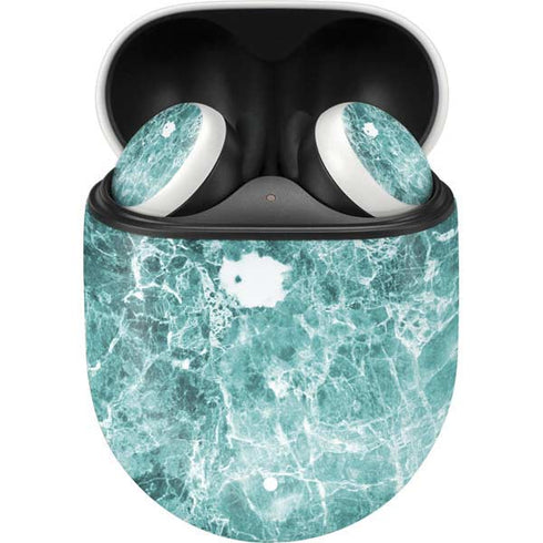 Crushed Turquoise Google Pixel Buds Skin